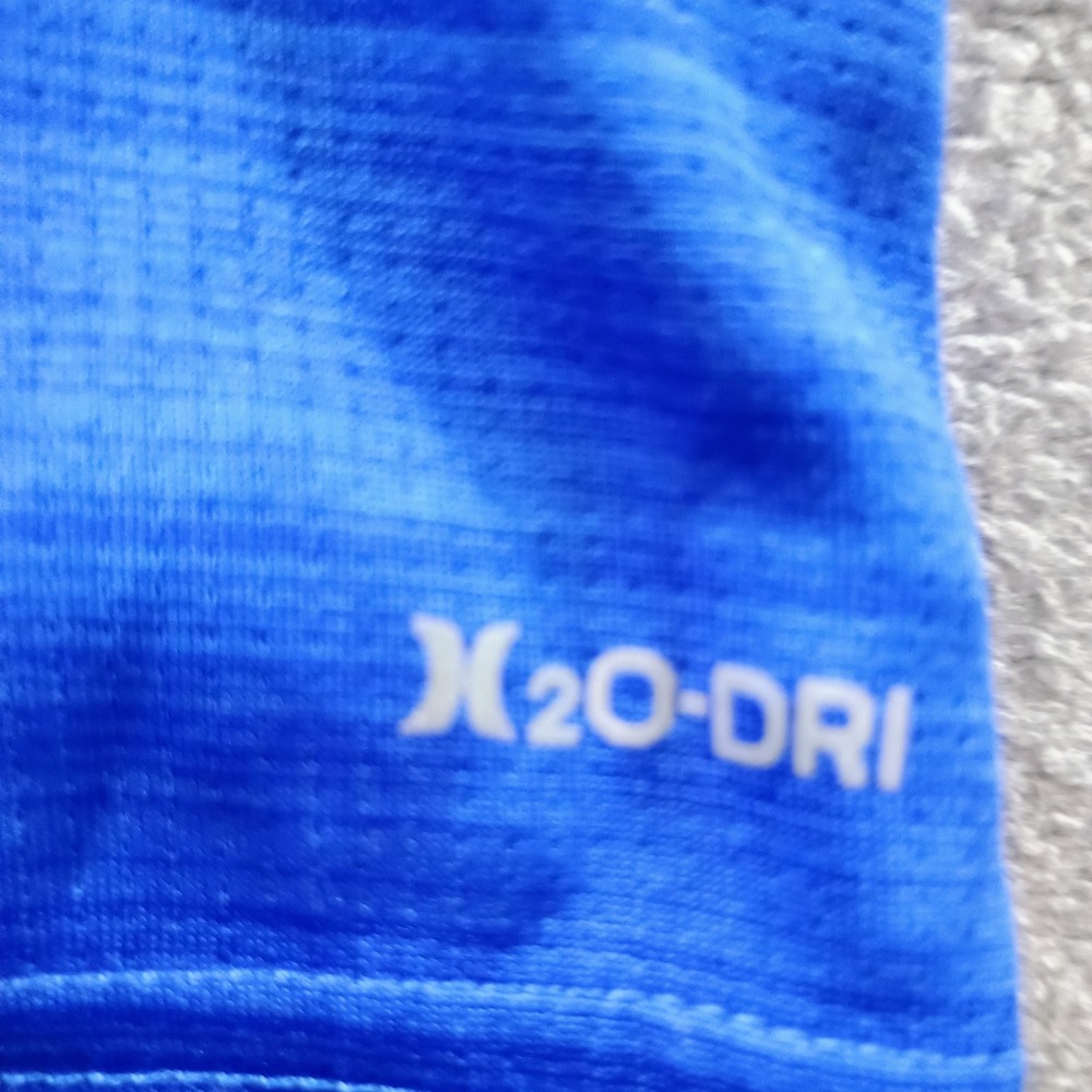 Hurley Boys H2O-Dri Hoodie Blue 14/16 Graphic Logo Lightweight Sweatshirt - Picture 7 of 8